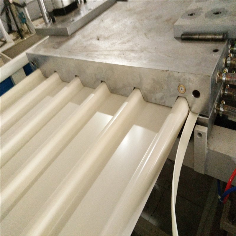 3 layer PVC wavy roof tile sheet production line