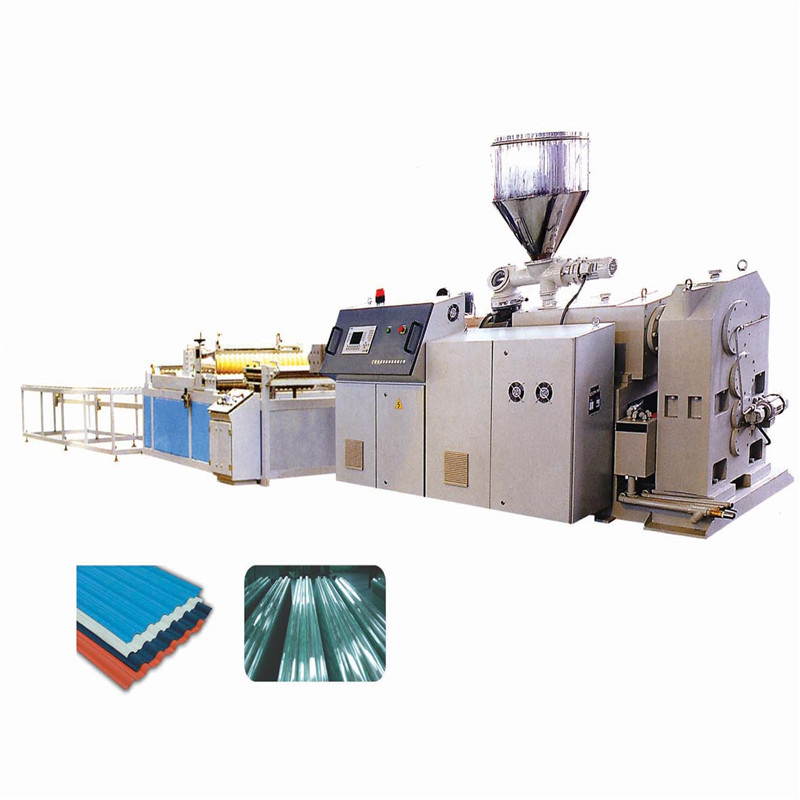 CE certificate PVC wave roof tile production line