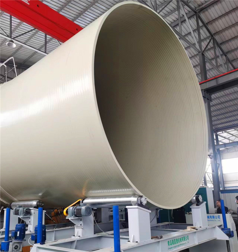 Diameter 6 meter pp pipe extrusion machine