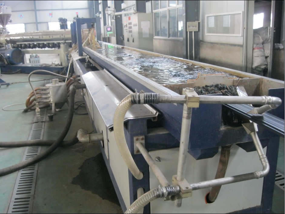 Double flat wall composite winding pipe machine
