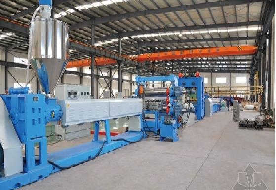 HDPE Unidirectional Plastic Earthwork Grid Production Line