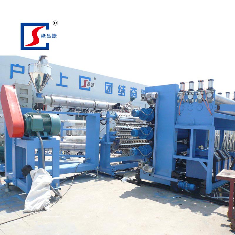 PE PP PVC Plastic Building Template Line Production